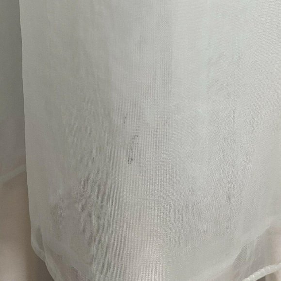 Vtg Vanity Fair Pale Blue Sheer Set Small Nylon Lace Chiffon 60s Robe Nightgown - Picture 8 of 9